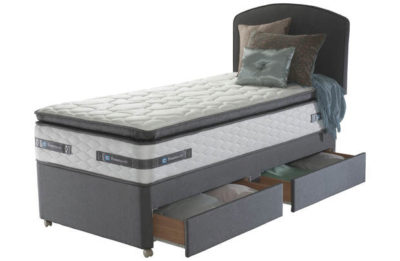 Sealy Repose Pillowtop Memory Single 2 Drawer Divan Sealy Repose Pillowtop Memory Single 2 Drawer Divan